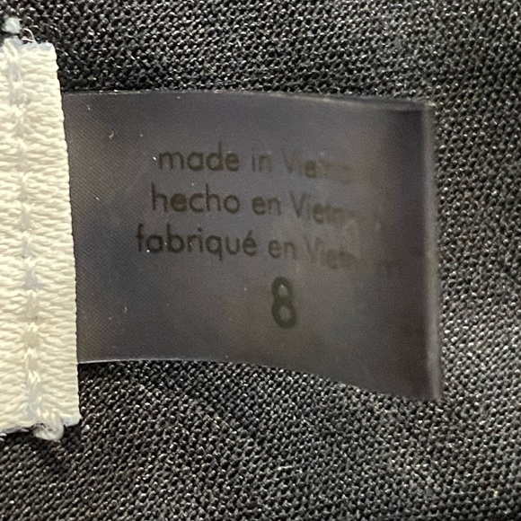 CALVIN KLEIN || Woman’s navy Blue cropped trousers size 8 - Picture 4 of 5